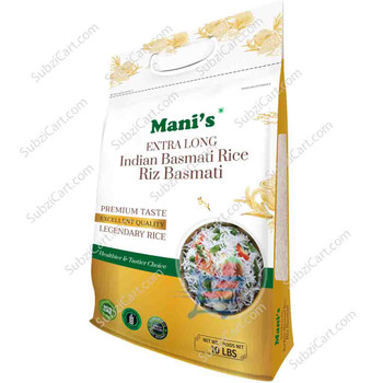Mani Extra long Basmati Rice, 10 Lb