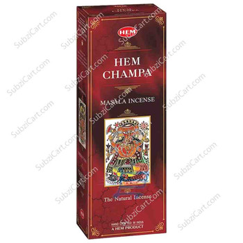 Hem Champa Incense Sticks, 1 Box Of 6