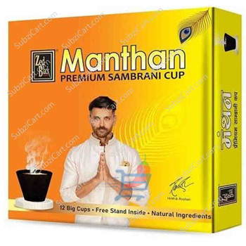 Zed Black Manthan Cup, 12 Pack