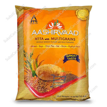 Aashirvaad Multigrains Flour, 10 Lb