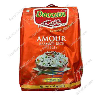 Deccan Amour Basmati Rice 1121, 10 Lb