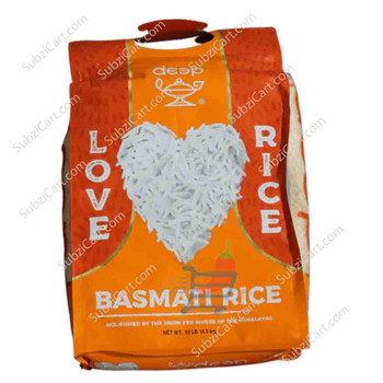 Deep Basmati Rice Orange Bag, 20 Lb