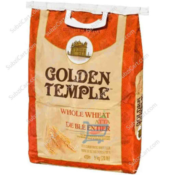 Golden Temple Whole Wheat Atta, 20 Lb