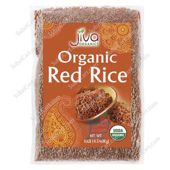 Jiva Organic Red Rice, 10Lb