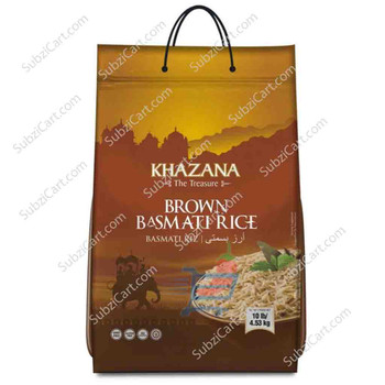 Khazana Brown Basmati Rice, 10Lb