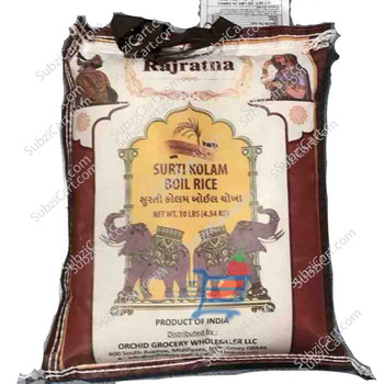 Rajratna Surti Kolam Boil Rice, 10 Lb