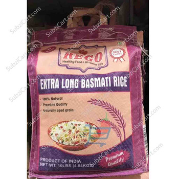 Rego Ex Long Basmati Rice, 10Lb