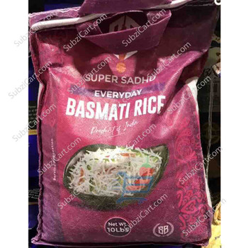 Super Sadhu Everyday Basmati Rice, 10 Lb