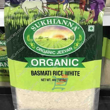 Sukhianna Organic White Basmati Rice, 4 Lb