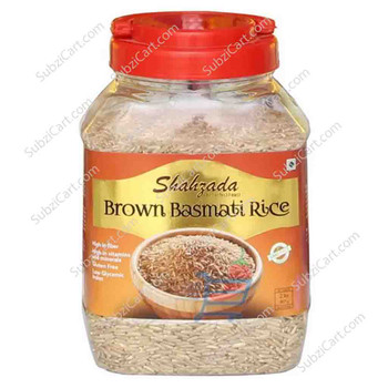 Shahzada Brown Basmati Rice Jar, 2 Lb