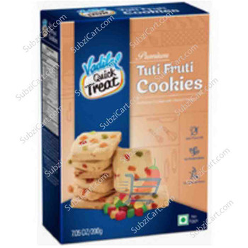 Vadilal Tuti Fruit Cookies, 200 Grams