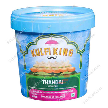 Kulfi King Thandai Ice Cream, 1 Lit