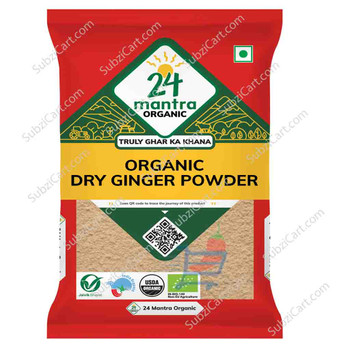 24 Mantra Organic Dry Ginger Powder, 8 Oz