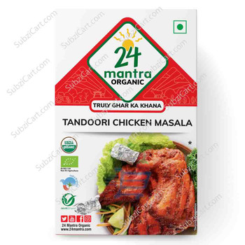24 Mantra Organic Tandoori Chicken Masala, 100 Grams