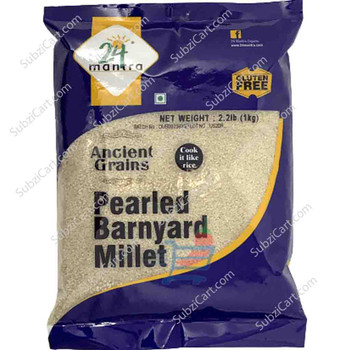 24 Mantra Organic Pearled Barnyard Millet, 2.20 Lb