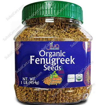 Jiva Org Fenugreek Seeds Jar, 1 Lb