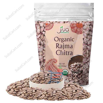 Jiva Org Light Rajma Chitra, 2 Lb