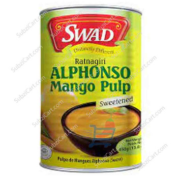 Swad Ratnagiri Alphonso Mango Pulp, 6 cans