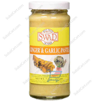 Swad Ginger & Garlic Paste, 7.5 Oz