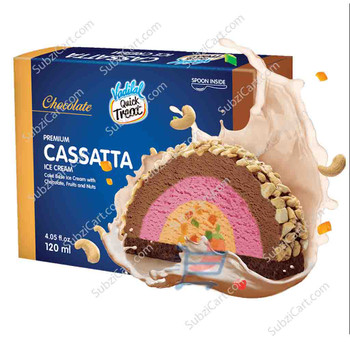 Vadilal Cassatta Ice Cream, 120 ML
