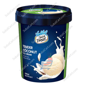 Vadilal Tender Coconut Ice Cream, 500 ML