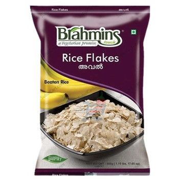 Brahmins Red Rice Flakes, 500 Grams