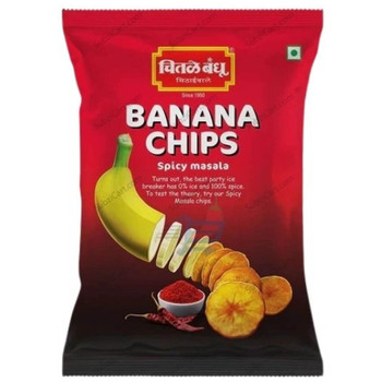 Chitale Bandhu Banana Chips Masala, 125 Grams