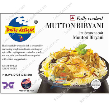 Daily Delight Mutton Biryani, 10 Oz