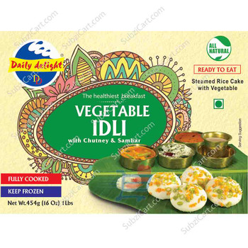 Daily Delight Vegetable Idli, 16 Oz