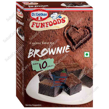 Dr. Oetker FunFoods Brownie Bake Mix, 432 Grams