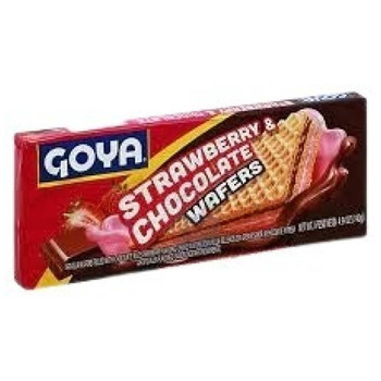 Goya Straberry N Chocolate Wafers, 4 Oz