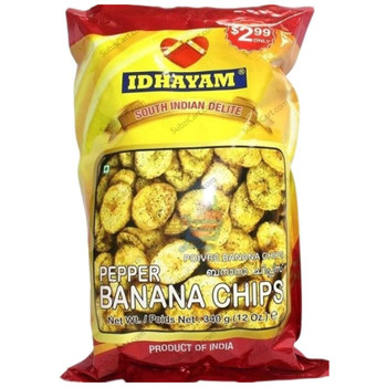 Idhayam Pepper Banana Chips, 340 Grams