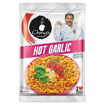 Chings Hot Garlic Noodles, 240 Grams