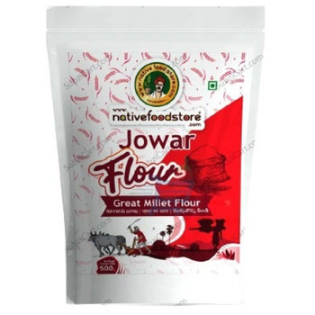 Nativefood Store Jowar Millet Flour, 500 Grams