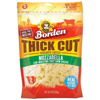 Borden Thick Cut Mozzarella, 226 Grams