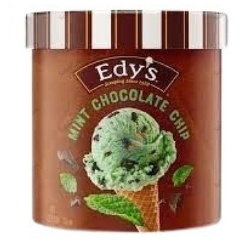 Edys Mint Chocolate Chip Ice Cream, 1.41 L