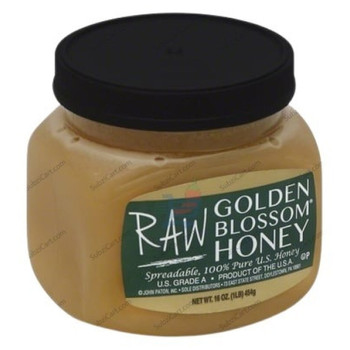 Golden Blossom Honey Raw, 16 Oz