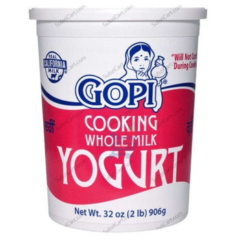 Gopi Cooking Whole Milk Yogurt, 2 LB