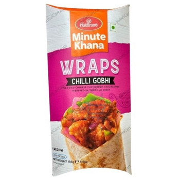 Haldirams Wraps Chilli Gobhi, 156 Grams