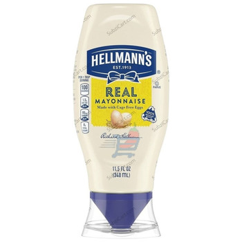 Hellmanns Light Mayonnaise, 340 ML