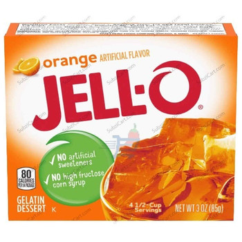 Jello Gelatin Orange, 3 Oz