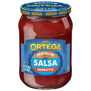 Ortega Homestyle Medium Salsa, 16Oz