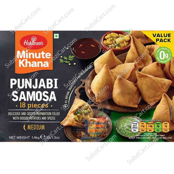 Haldiram's Punjabi Samosa, 3 Lb(18 Pcs)