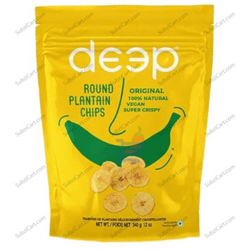 Deep Round Plantain Chips Original, 1.75 LB