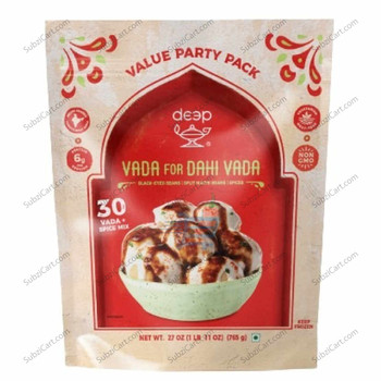 Deep Vada For Dahi Vada 30 Pc, 765 Grams