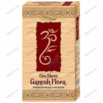 Maharani Om Shree Ganesh Flora Incense, 6 pc