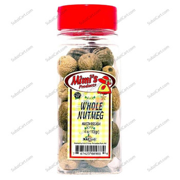 Mimis Whole Nutmeg, 4 Oz