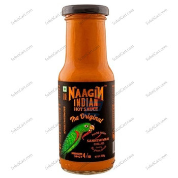 Naagin Indian Hot Sauce Original, 200 Grams