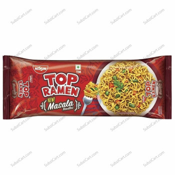 Nissin Top Ramen Masala Noodles, 240 Grams