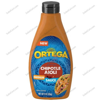 Ortega Chipotle Aioli Medium Sauce, 255 Grams